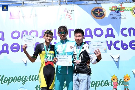🔴 Монголын хүүхдийн спортын зуны VIII наадмын дуатлоны спортын  медаль хүртсэн тамирчид🇲🇳