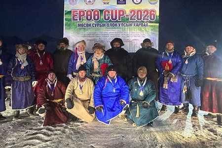 “ЕРӨӨ КАП-2026” Мөсөн сурын Олон улсын харвааны тэмцээн Ерөө суманд зохион байгуулагдлаа.