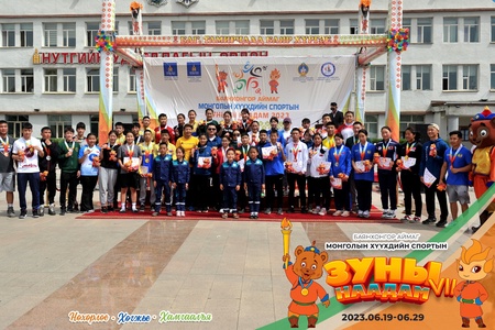 Монголын хүүхдийн спортын зуны VII наадмын чөлөөт бөхийн төрлийн хоёр дахь өдрийн жин тус бүрийн медальтнууд🥇🥈🥉