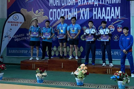 Монголын бүх ард түмний XVI наадмын шигшээ тэмцээний ширээний теннисний төрөл 2025 оны 09 дүгээр сарын 18-20-ны өдрүүдэд Баянхонгор аймгийн “Эрдэм”   сургуулийн спорт зааланд зохион байгуулагдаж  эрэг