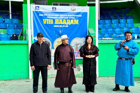 ХАН-УУЛ ДҮҮРГИЙН АВАРГА ШАЛГАРУУЛАХ ҮНДЭСНИЙ СПОРТЫН ЗУНЫ VIII НААДМЫН СУРЫН ХАРВААНЫ НЭЭЛТИЙН ҮЙЛ АЖИЛЛАГАА ЗОХИОН БАЙГУУЛАГДЛАА. 