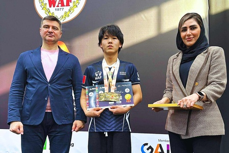 Азийн цомын Asian cup-2025 аварга шалгаруулах гар барилдааны тэмцээнд Дэд өсвөрийн ангиллын тамирчин Б. Хангай баруун, зүүн гарын төрөлд хос 🥇🥇АЛТАН МЕДАЛИЙН эзнээр тодорсон байна.