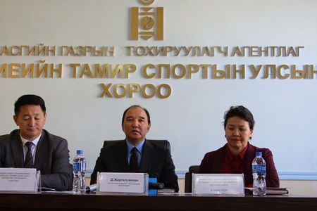 Монголын бүх ард түмний спортын наадмын шигшээ тэмцээн болохтой холбогдуулан мэдээлэл хийлээ