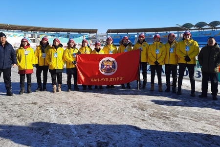 Монголын хүүхдийн спортын өвлийн VII наадам шайбтай хоккей