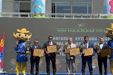 МОНГОЛЫН ХҮҮХДИЙН СПОРТЫН ЗУНЫ VIII НААДАМ ӨНДӨРЛӨЛӨӨ.