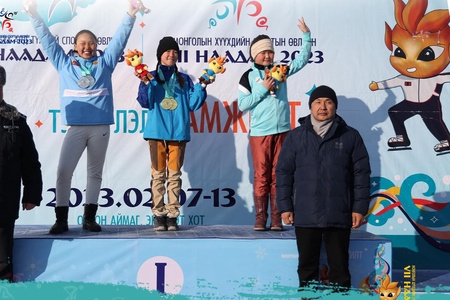 Монголын хүүхдийн спортын өвлийн VII наадам Гүйлтийн тэшүүр