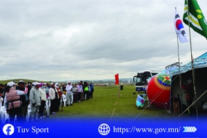 ТӨВ АЙМАГТ ОЛОН УЛСЫН ХАМТЫН АЖИЛЛАГААНЫ ХҮРЭЭНД ГРОУНД ГОЛЬФИЙН НӨХӨРСӨГ ТЭМЦЭЭН ЗОХИОН БАЙГУУЛЛАА