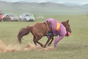 Монголын үндэсний спортын VII их наадмын хүрээнд уран уургач бугуйлч, эмнэг булгуйлагчдын “Адуучин” тэмцээн