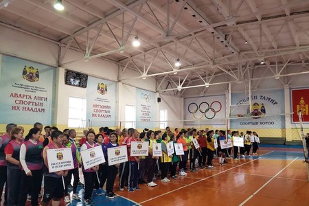 Хан-Уул дүүргийн Засаг даргын нэрэмжит иргэдийн спортын X наадмын дүүргийн аварга шалгаруулах софт волейболын тэмцээн