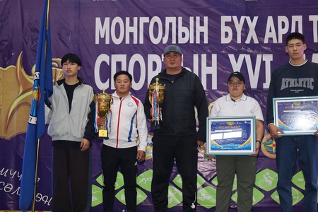 МОНГОЛЫН БҮХ АРД ТҮМНИЙ ЗУНЫ СПОРТЫН XVI НААДАМ БАЯНХОНГОР НУТГИЙН ТЭНГЭР ДОР БАХДАМ АМЖИЛТААР ДҮҮРЭН, САЙХАН БОЛЛОО. 