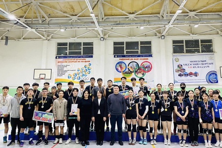 "Монголын хүүхдийн спортын VII дугаар их наадам " Улаанбаатар сурагчдын лигийн хүрээнд зохион байгуулагдаж байгаа Багахангай дүүргийн "ӨСВӨР"-ийн аварга шалгаруулах "Волейболын" тэмцээн /2023-22/