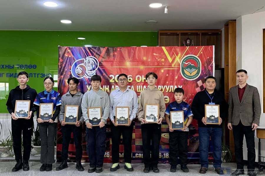 2026 ОНЫ ДААМЫН УЛСЫН АВАРГА ШАЛГАРУУЛАХ ХАГАС ШИГШЭЭ ТЭМЦЭЭН  АМЖИЛТАЙ ЗОХИОН БАЙГУУЛАГДАЖ ӨНДӨРЛӨЛӨӨ. 