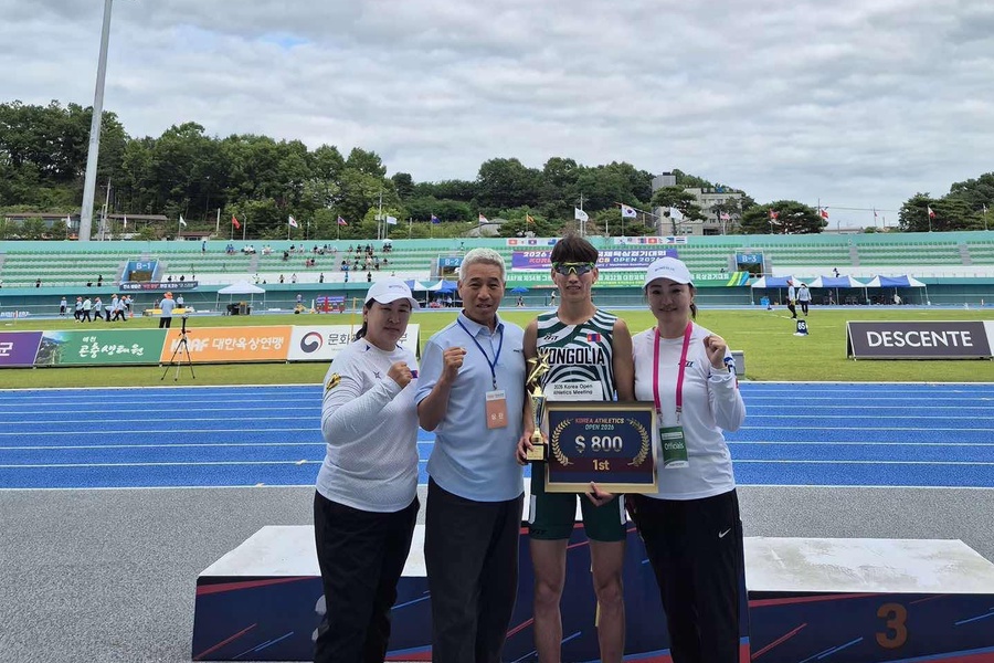 Д.Мягмарсүрэн "Korea Athletics Open 2026" тэмцээнээс Алтан медаль хүртлээ 