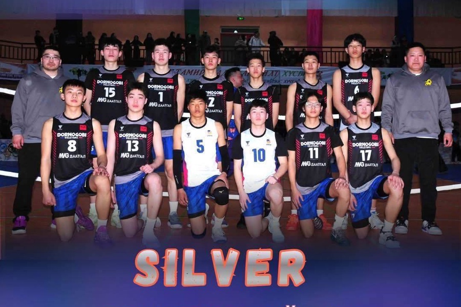 🥈 ДОРНОГОВЬ АЙМГИЙН ӨСВӨРИЙН ВОЛЕЙБОЛЧИД УЛСЫН АВАРГААС МӨНГӨН МЕДАЛЬ ХҮРТЛЭЭ! 🥈